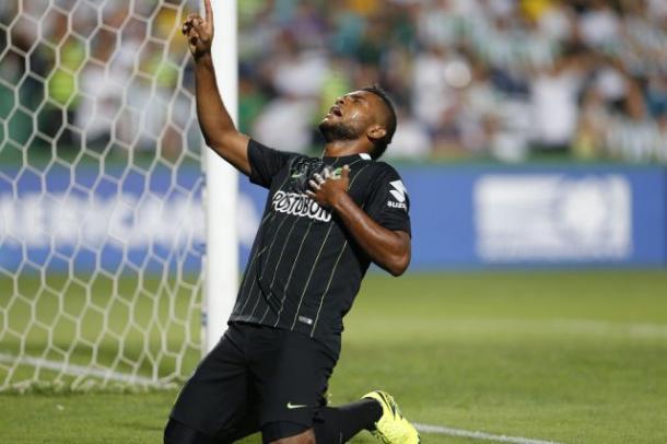 14 goles lleva marcados Borja con la camiseta de Nacional. | Foto: AFP