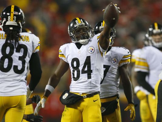 Brown is third on the Steelers all-time receptions list | Source: Jay Biggerstaff/USA TODAY Sports