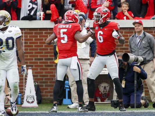 The Bulldogs control their own destiny heading into the SEC Championship Game on Saturday despite being ranked seventh/Photo: Brett Davis/USA Today Sports