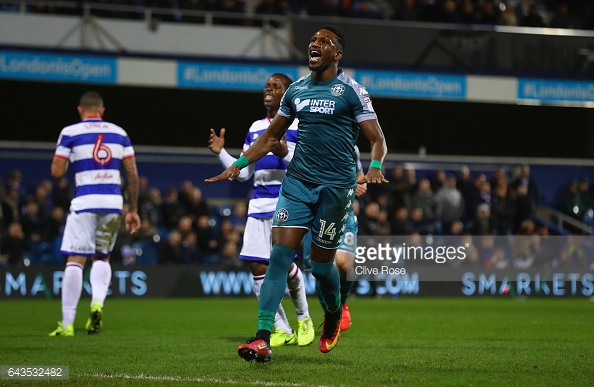 Omar Bogle has been a hit with the Latics so far. (picture: Getty Images / Clive Rose)