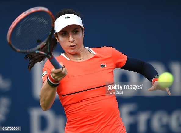 McHale held the early lead in the final set until her ground game deserted her/Photo; Tom Dulat/Getty Images