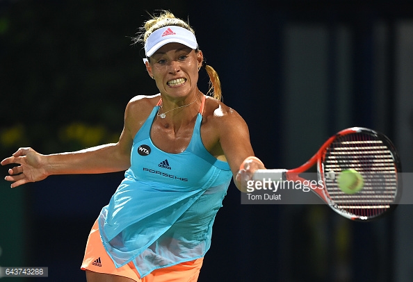 Kerber has won all four sets she's played in Dubai/Photo: Tom Gulat/Getty Images