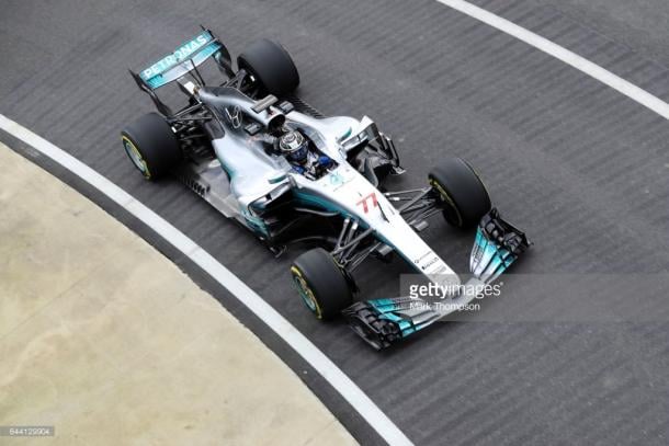 Bottas was impressed with the W08. | Photo: Getty Images/Mark Thompson