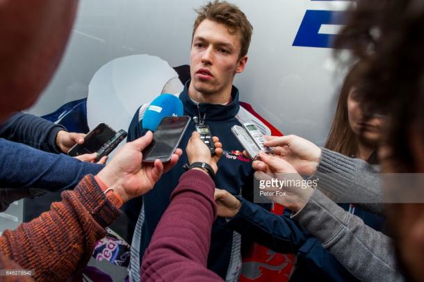 Kvyat claimed sixth. Photo: Getty Images/Peter Fox