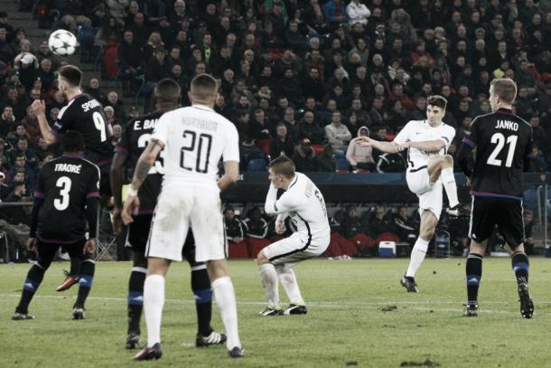 Meunier firmó un golazo en el último minuto para darle el triunfo al PSG. Foto: (psg.fr)