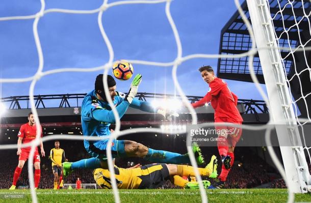 Roberto Firmino gave Liverpool an early lead.