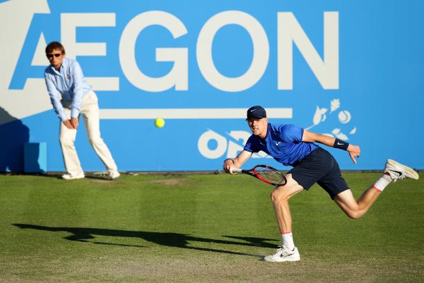 Edmund defeated Rosol 6-4, 6-3 at the Aegon Open. Photo: Getty