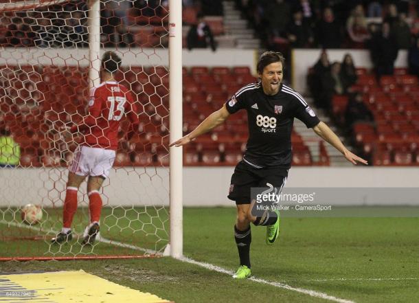 Lasse Vibe scored against Forest the last time these two sides met. (picture: Getty Images / Mick Walker - CameraSport)