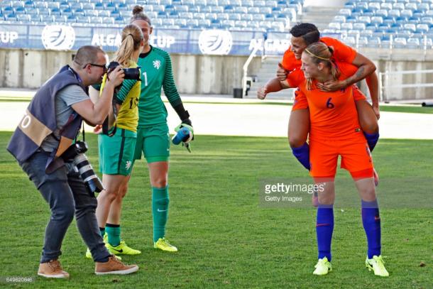 (R) Dekker and van de Sanden (Credit: Getty/Stringer)