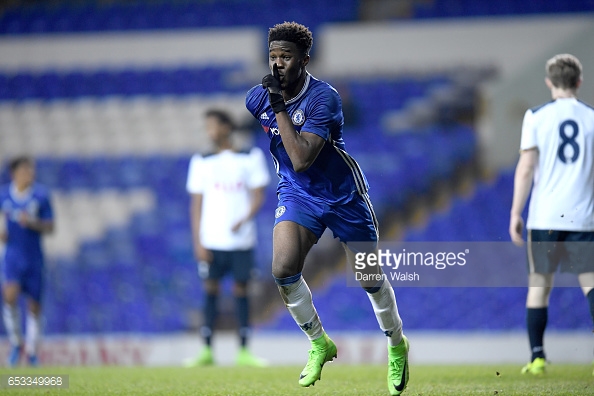 Ugbo is yet to make a first-team appearance for Chelsea. (picture: Getty Images / Darren Walsh)