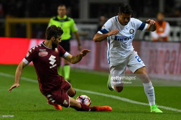Imagen de un partido anterior entre Torino e Inter. Foto: gettyimages