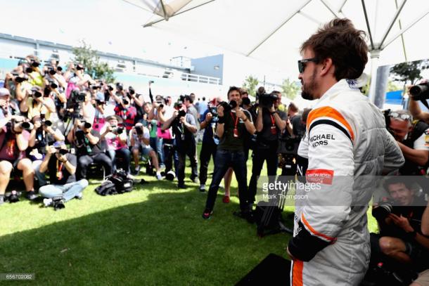 Alonso faces another frustrating year. | Photo: Getty Images/Mark Thompson