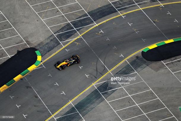 Hulkenberg just missed out on Q3. | Photo: Getty Images/Mark Thompson