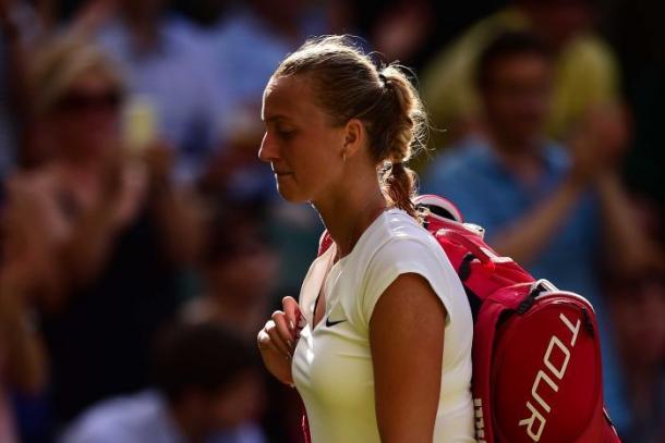 Kvitova suffered her earliest Wimbledon defeat since 2009 when she was ousted in the third round by Jelena Jankovic last year. Photo credit: Leon Neal/Getty Images.