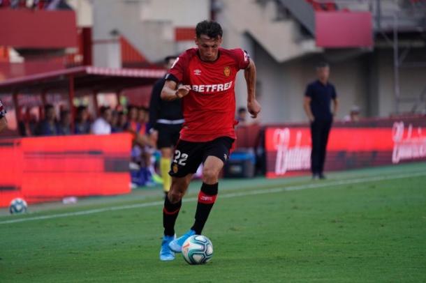 Ante Budimir con la bola esta temporada |Fuente: RCD Mallorca