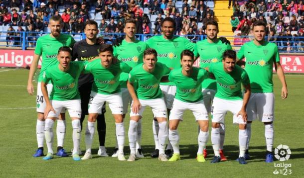 Equipo titular que jugó en el Francisco de la Hera | Fuente: La Liga