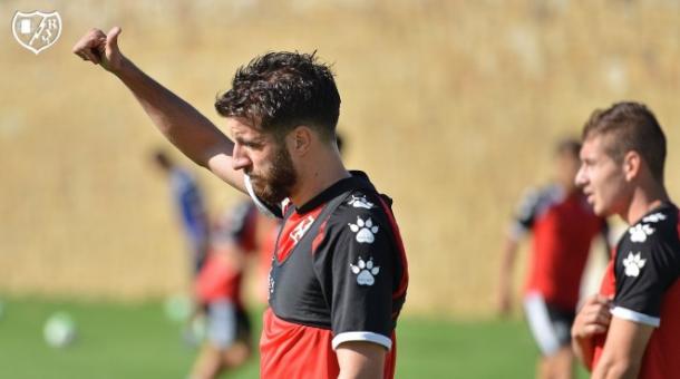 Cerro durante un entrenamiento | Fotografía: Rayo Vallecano S.A.D.