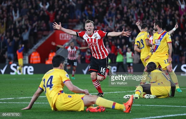 Southampton returned to winning ways on Wednesday against Crystal Palace. Photo: Getty.