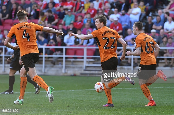 Böõvarsson scored three times for Wolves last season. (picture: Getty Images / Sam Bagnall - AMA)