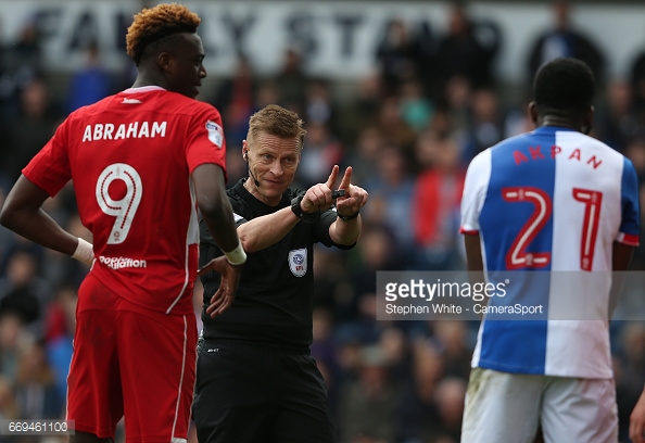 Tammy Abraham had given Bristol City the lead at Blackburn. (picture: Getty Images / Stephen White - CameraSport)