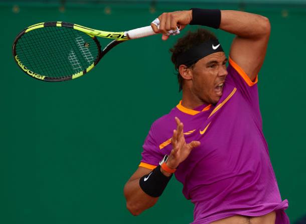 Nadal in action in Monte Carlo last year (Getty Images/Quality Sport Images)