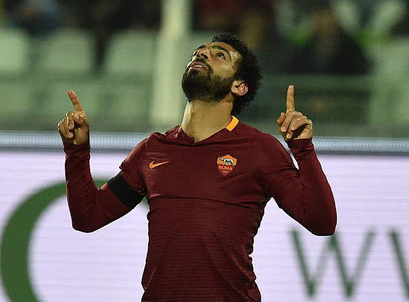 Mohamed Salah con la Associazione Sportiva Roma en Europa | Getty Images