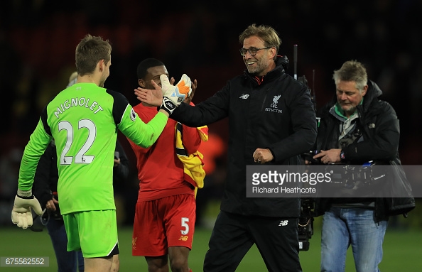 Klopp and his side are desperate for top four. Photo: Getty.
