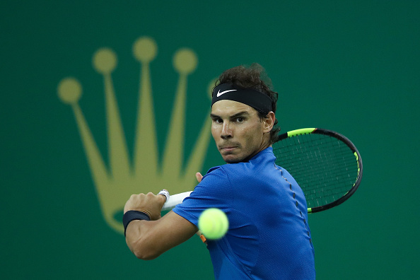 Rafael Nadal in action during the Shnaghai Rolex Masters (Photo: Lintao Zhang/Getty Images)