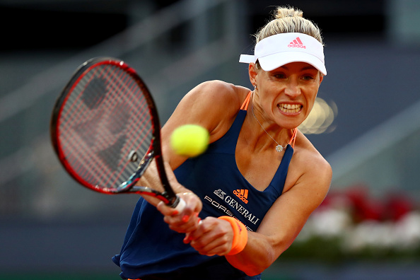 Angelique Kerber in action during the third round of the Mutua Madrid Open. (Photo: Getty Images/Clive Rose)