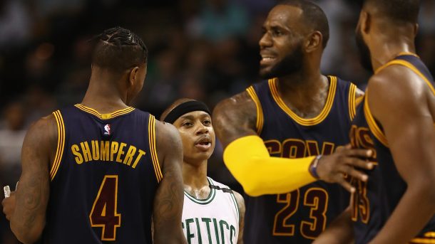 Isaiah Thomas contro i Cavs. Fonte: Getty Images