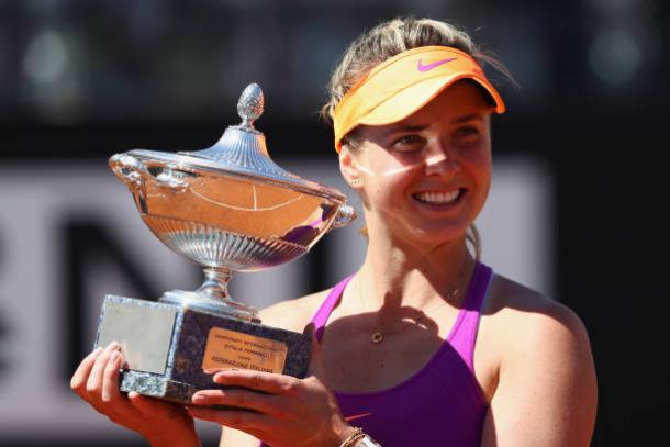 Svitolina won her fourth title of the season in Rome (Getty/Michael Steele)