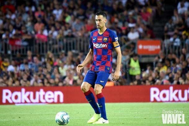 Sergio Busquets, uno de los capitanes del FC Barcelona. FOTO: Noelia Déniz