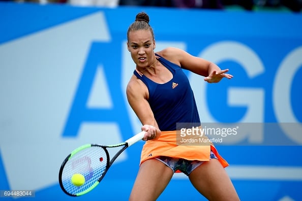 Christie struggled throughout the first set. (picture: Getty Images / Jordan Mansfield)