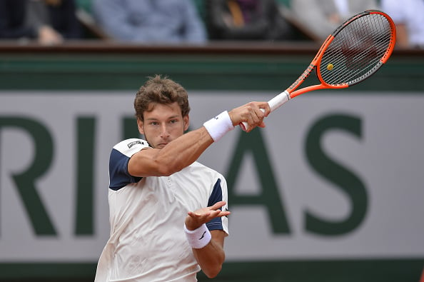 Pablo Carreno in action French Open before retiring against Rafaerl Nadal (Photo: Aurelien Meunier/Getty Images)