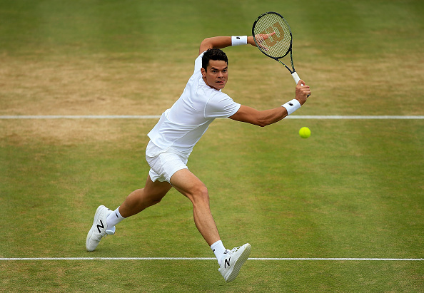 Milos Raonic during the final (Photo: Ben Hoskins/Getty Images)