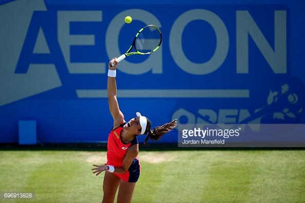 The Brit No. 1 dominated the opening set. (picture: Getty Images / Jordan Mansfield)