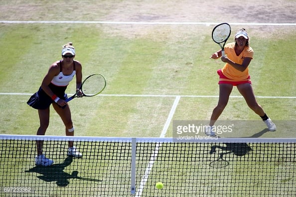 Adamczak and Saunders showed that they are a solid partnership. (picture: Getty Images / Jordan Mansfield)