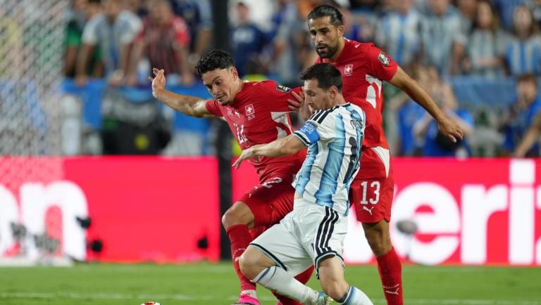 Leo Messi durante la partita