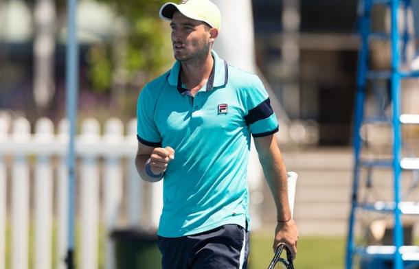 De Waard was competing at the ATP Challenger in Vancouver with compatriot Marc Polmans when he began to feel some stomach discomfort. | Photo courtesy of Tennis Victoria