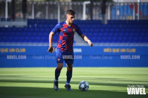Nils Mortimer, jugador del Juvenil A del FC Barcelona. FOTO: Noelia Déniz