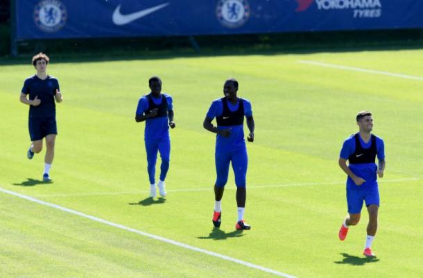 Un renovado Kanté durante su primer y único entrenamiento / FOTO: Chelsea