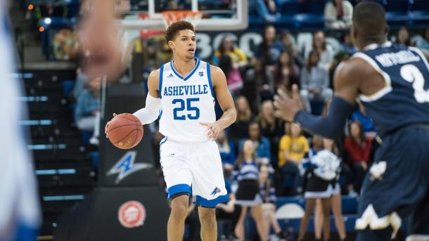 Teague is an outstanding all-around guard for the Bulldogs/Photo: UNC Asheville official athletics website