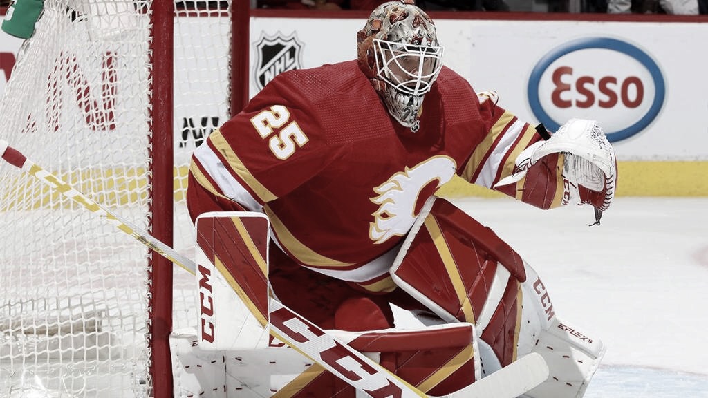 Jacob Markstrom un coloso en la portería de los Flames | Foto: NHL.com