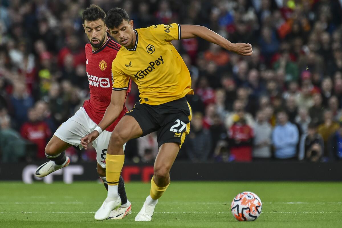Nunes en un partido con los Wolves | Foto: <strong><a data-cke-saved-href='https://www.vavel.com/es/futbol-internacional/2023/04/29/premier-league/1145363-el-plan-b-del-brighton-arrasa-a-lopetegui.html' href='https://www.vavel.com/es/futbol-internacional/2023/04/29/premier-league/1145363-el-plan-b-del-brighton-arrasa-a-lopetegui.html'>Wolverhampton Wanderers</a></strong>