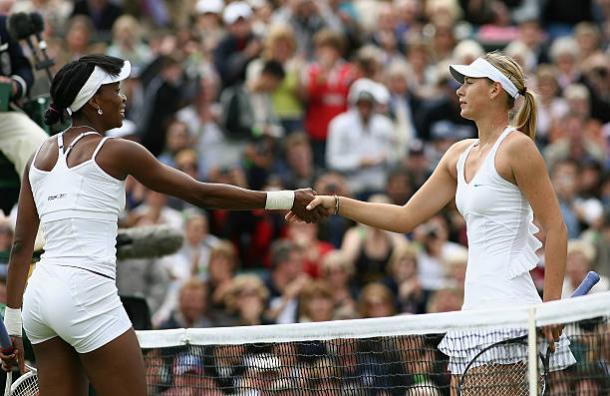 Venus Williams and Maria Sharapova faced off at Wimbledon back in 2007 (Getty/Clive Brunskill)