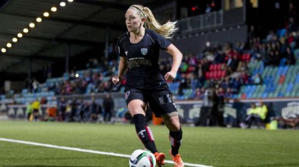 Rubensson will hope her injury doesn't affect the start of her domestic season with Kopparbergs/Göteborg FC in April. | Photo: Expressen