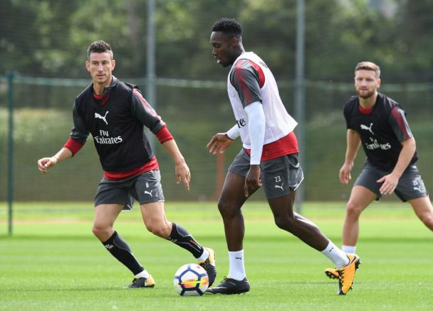 Arsenal treinou neste sábado (Foto: Divulgação / Arsenal FC)