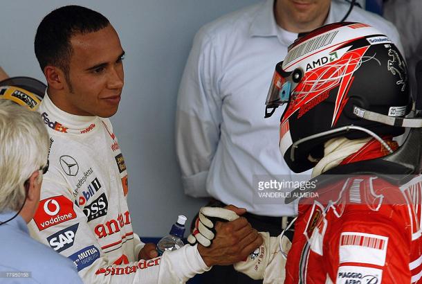 Lewis Hamilton was denied a title in his first season. | Photo: Getty Images/Vanderlei Almeida