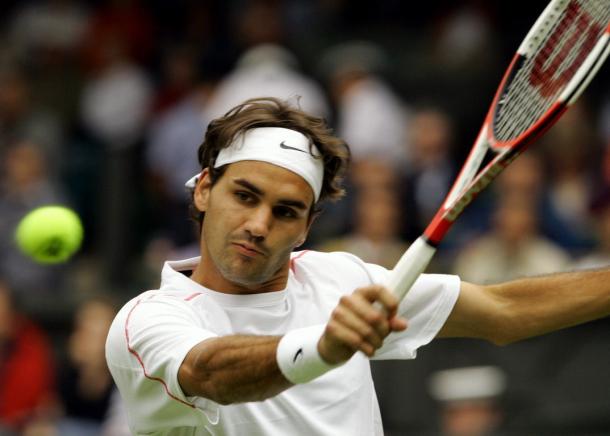 Federer durante la finale del 2006. Fonte: Pinterest