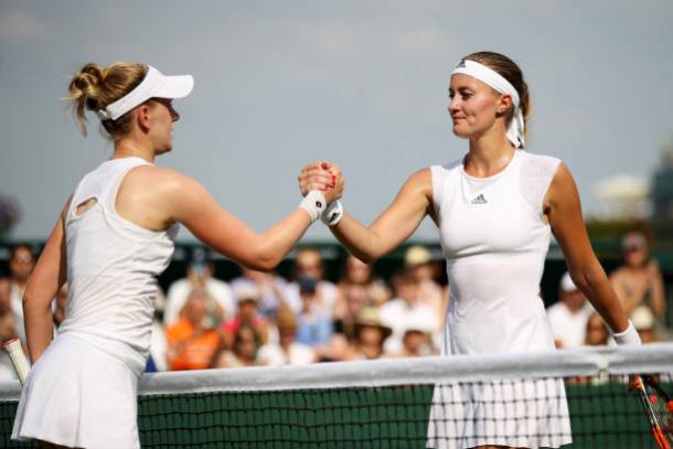 Mladenovic lost out early in Wimbledon | Photo: Julian Finney/Getty Images